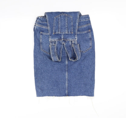 New Look Womens Blue   Dungaree One-Piece Size 8 L32 in