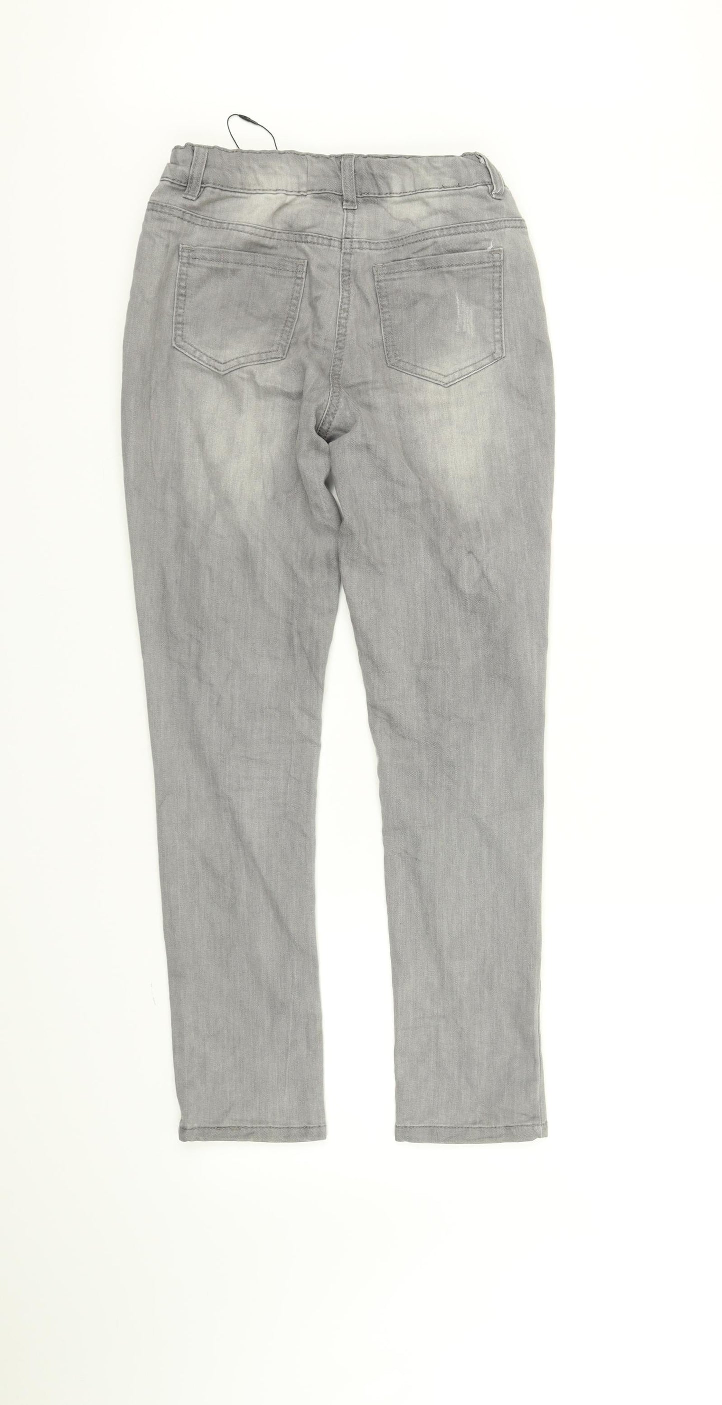 deniem & co Girls Grey   Straight Jeans Size 11-12 Years