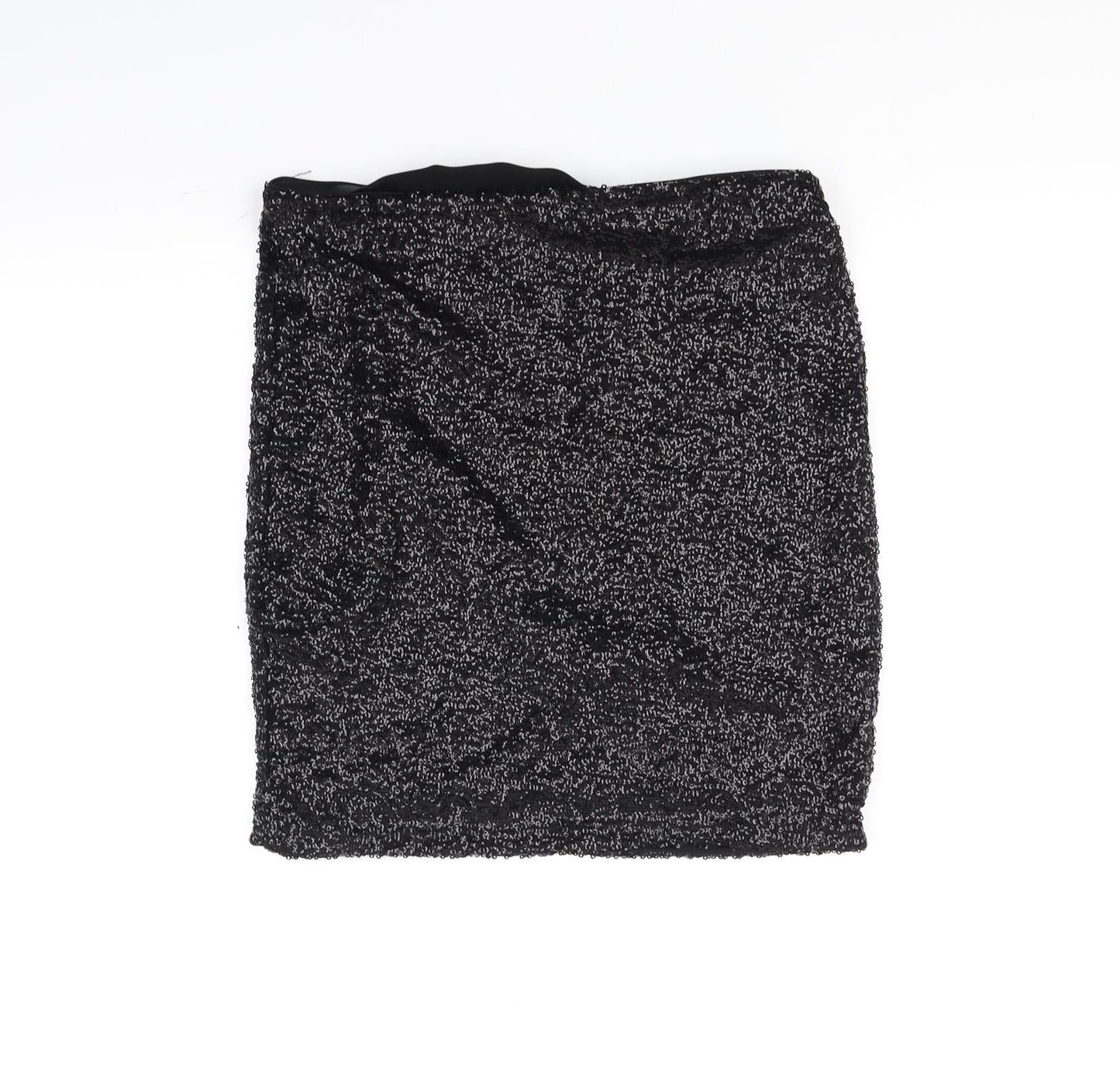 Divided Womens Black   A-Line Skirt Size 8