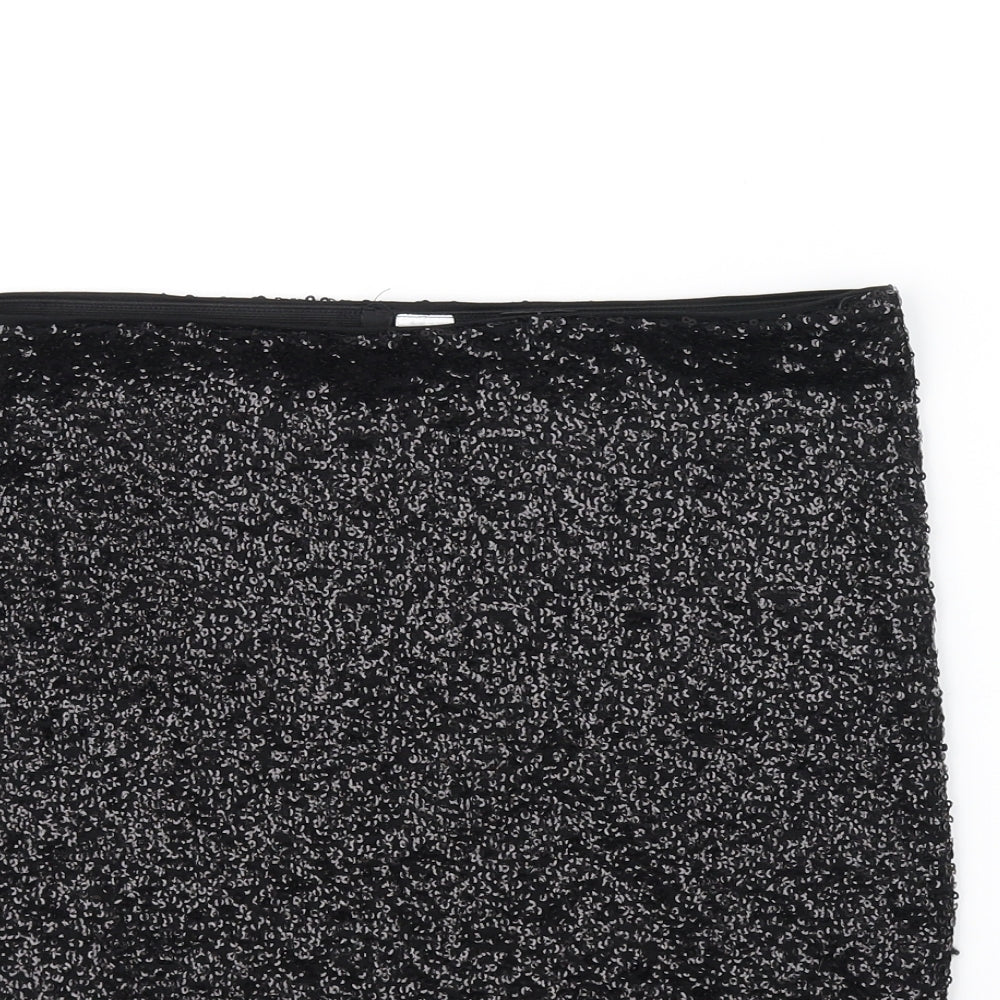 Divided Womens Black   A-Line Skirt Size 8