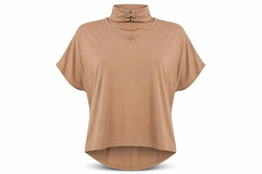 Womens UK Size 12 Select Beige Basic Blouse