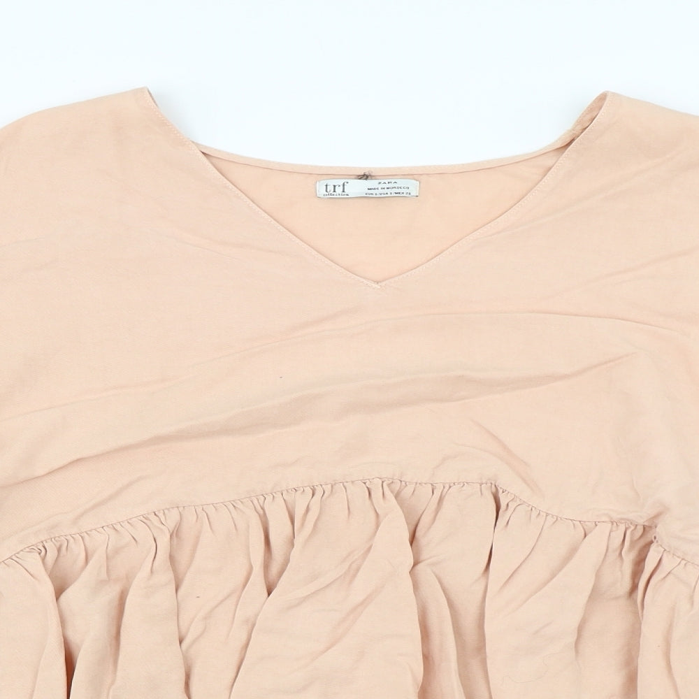 Zara Womens Pink   Basic Blouse Size S