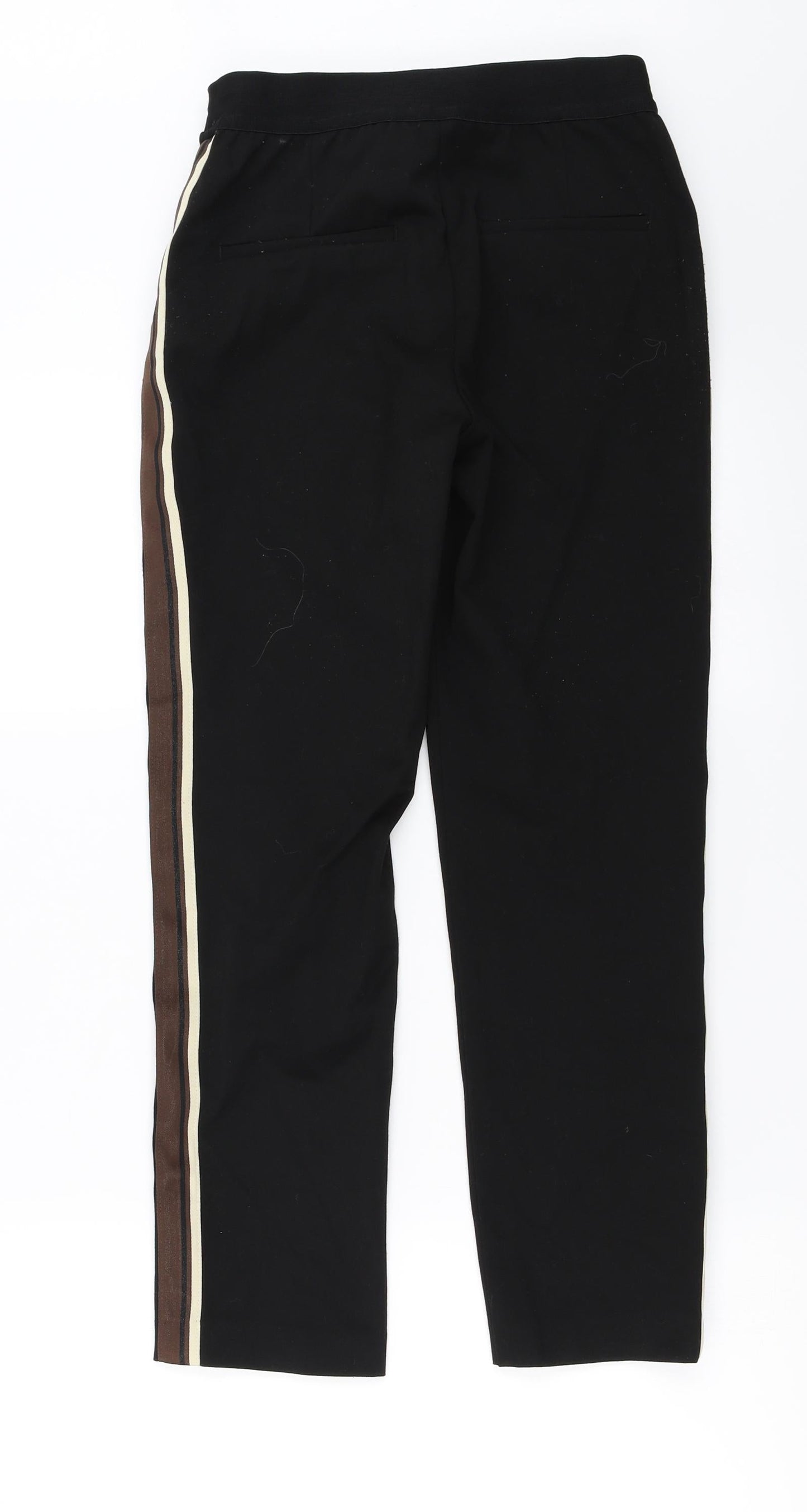 Womens UK Size 8 H&M Regular Fit  Black Trousers