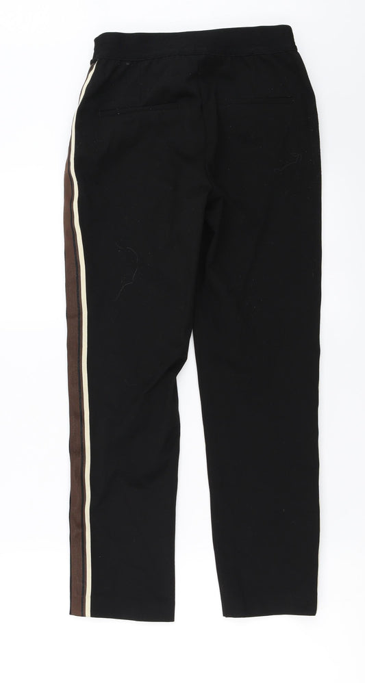 Womens UK Size 8 H&M Regular Fit  Black Trousers