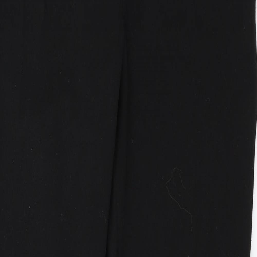 Womens UK Size 8 H&M Regular Fit  Black Trousers