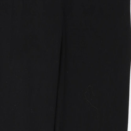 Womens UK Size 8 H&M Regular Fit  Black Trousers