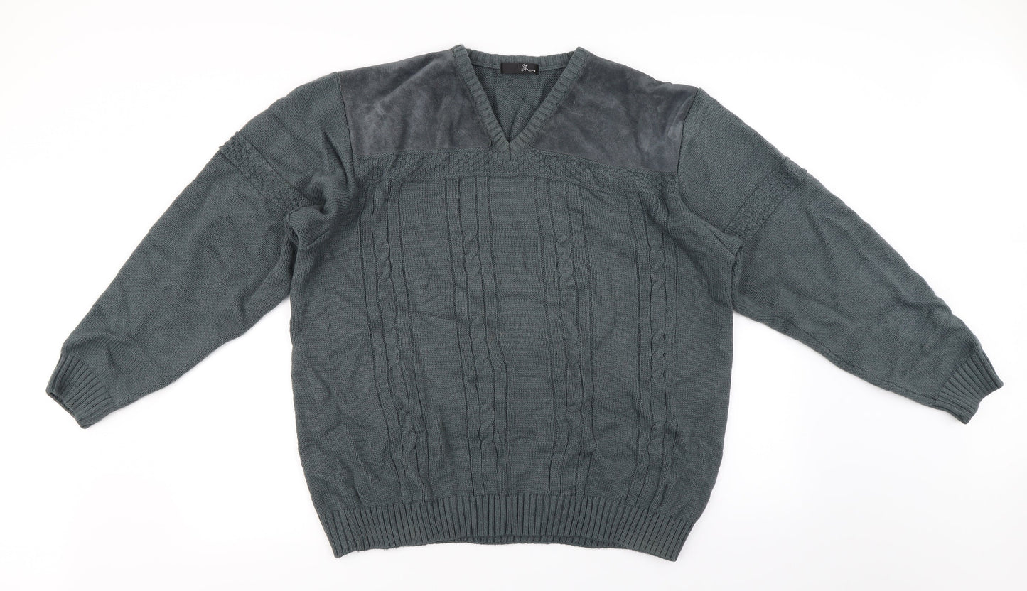 BHS  Mens Grey   Pullover Jumper Size L
