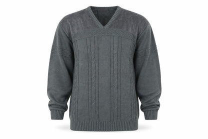 Mens UK Size L BHS Grey Pullover Jumper