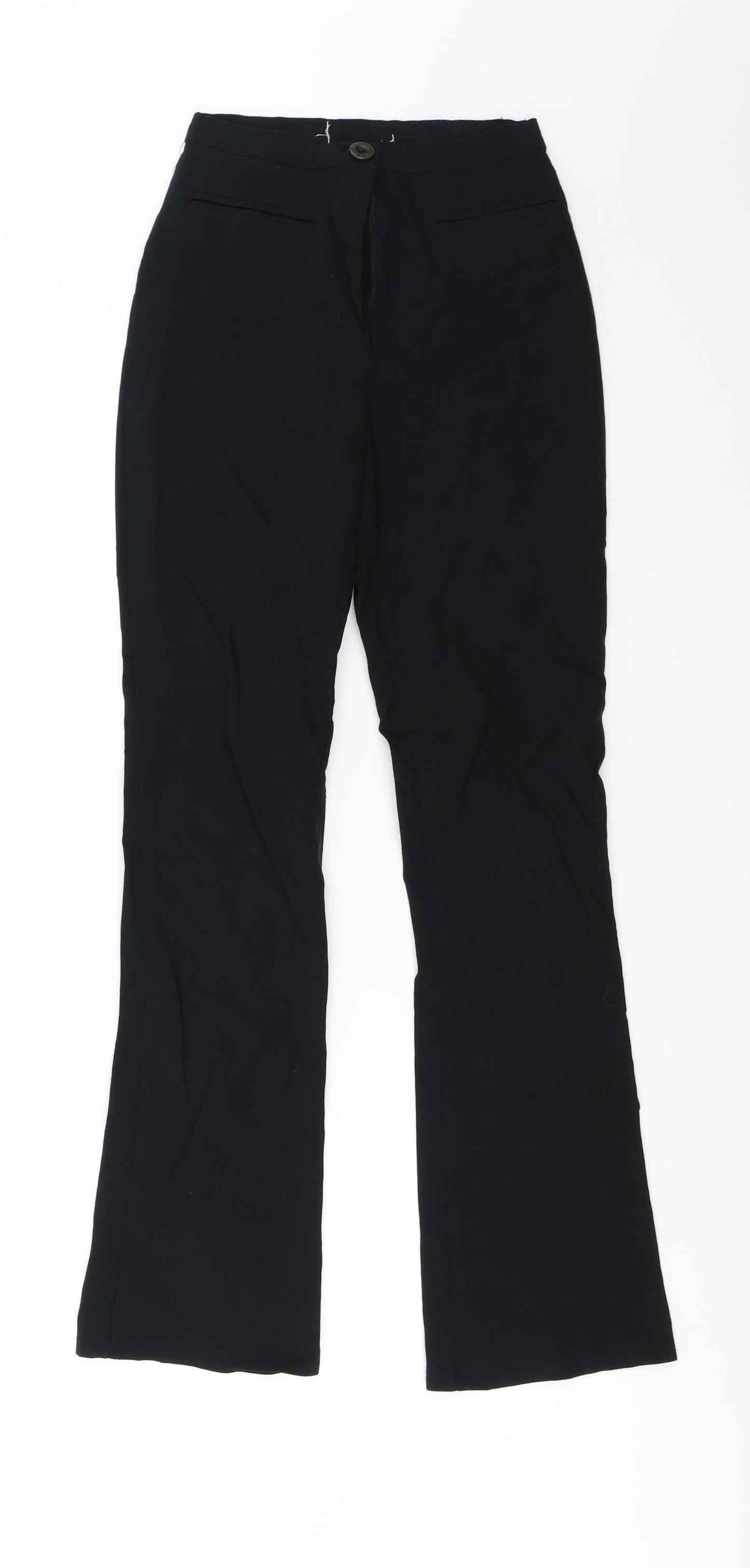 Womens UK Size 23 in Preworn Regular Fit  Black Trousers