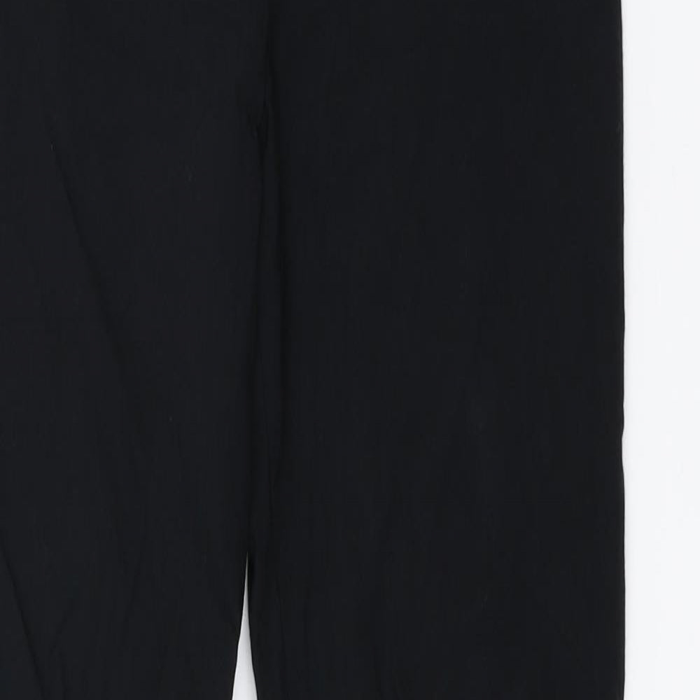 Womens UK Size 23 in Preworn Regular Fit  Black Trousers