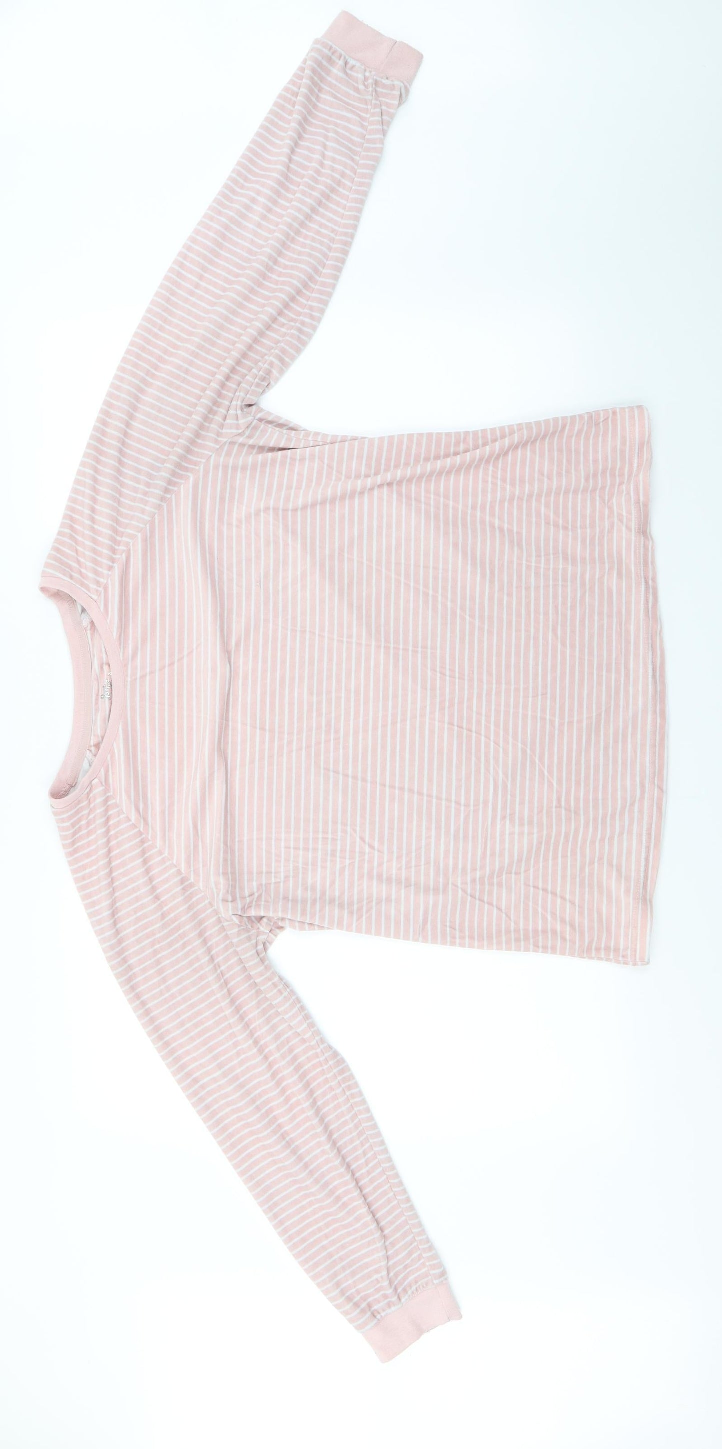Love to lounge   Womens Pink Striped  Pullover Jumper Size 14