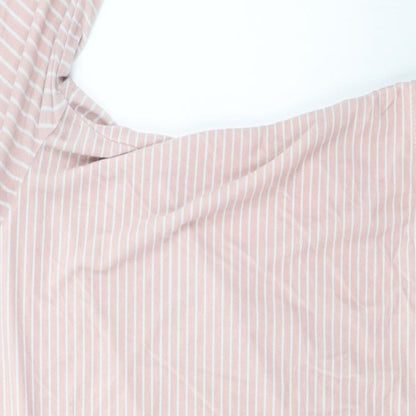 Love to lounge   Womens Pink Striped  Pullover Jumper Size 14
