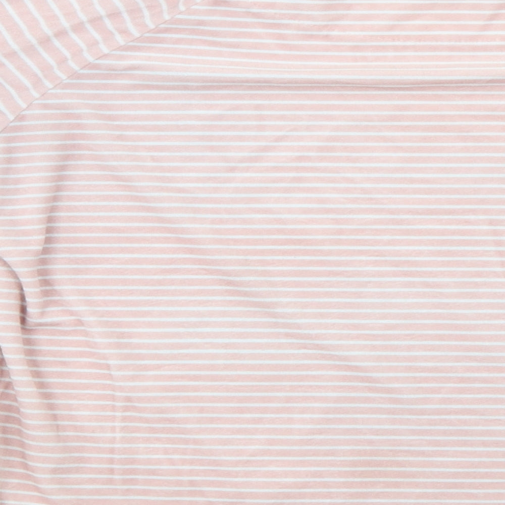 Love to lounge   Womens Pink Striped  Pullover Jumper Size 14