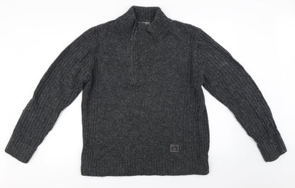 bnz Mens Grey   Pullover Jumper Size M