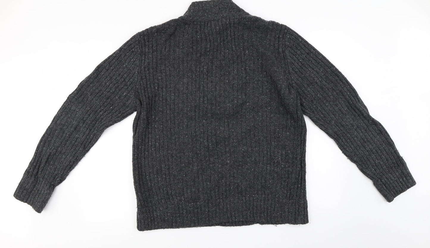 bnz Mens Grey   Pullover Jumper Size M