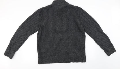 bnz Mens Grey   Pullover Jumper Size M