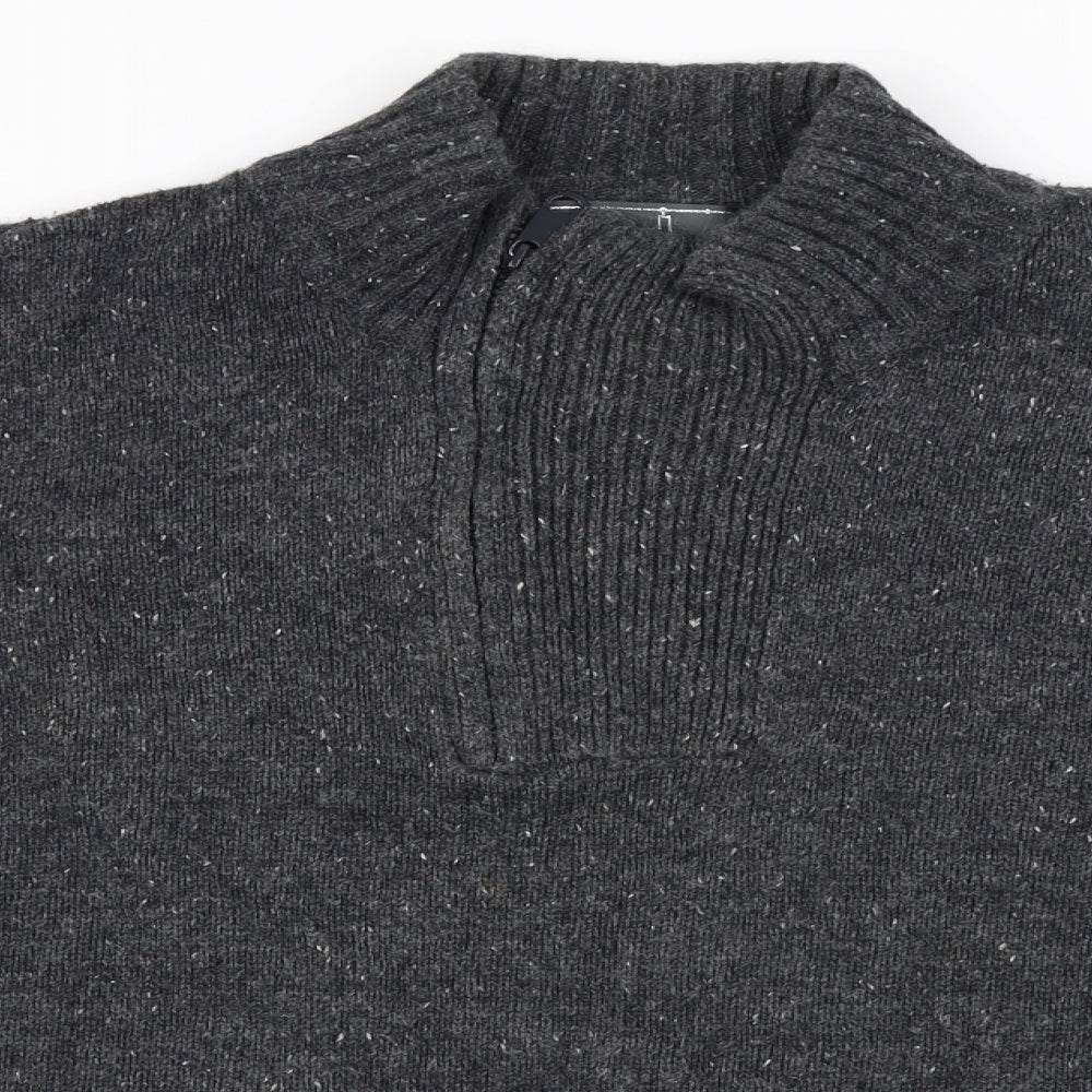 bnz Mens Grey   Pullover Jumper Size M