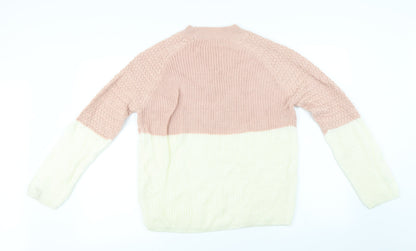 papaya  Womens Pink   Pullover Jumper Size M