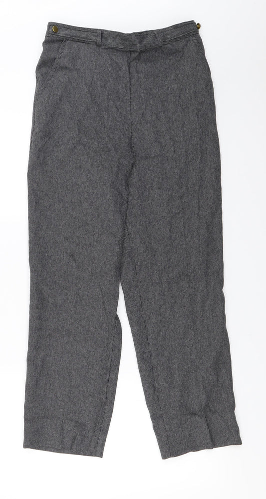 Womens UK Size 10 Marks and Spencer Regular Fit  Grey Trousers
