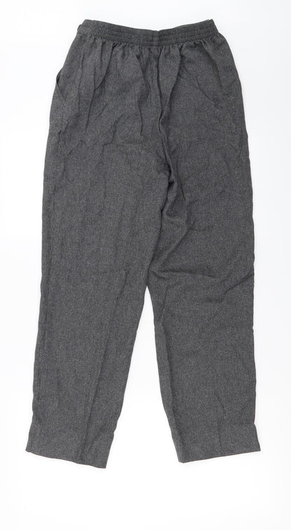Womens UK Size 10 Marks and Spencer Regular Fit  Grey Trousers