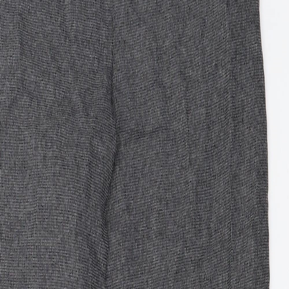 Womens UK Size 10 Marks and Spencer Regular Fit  Grey Trousers