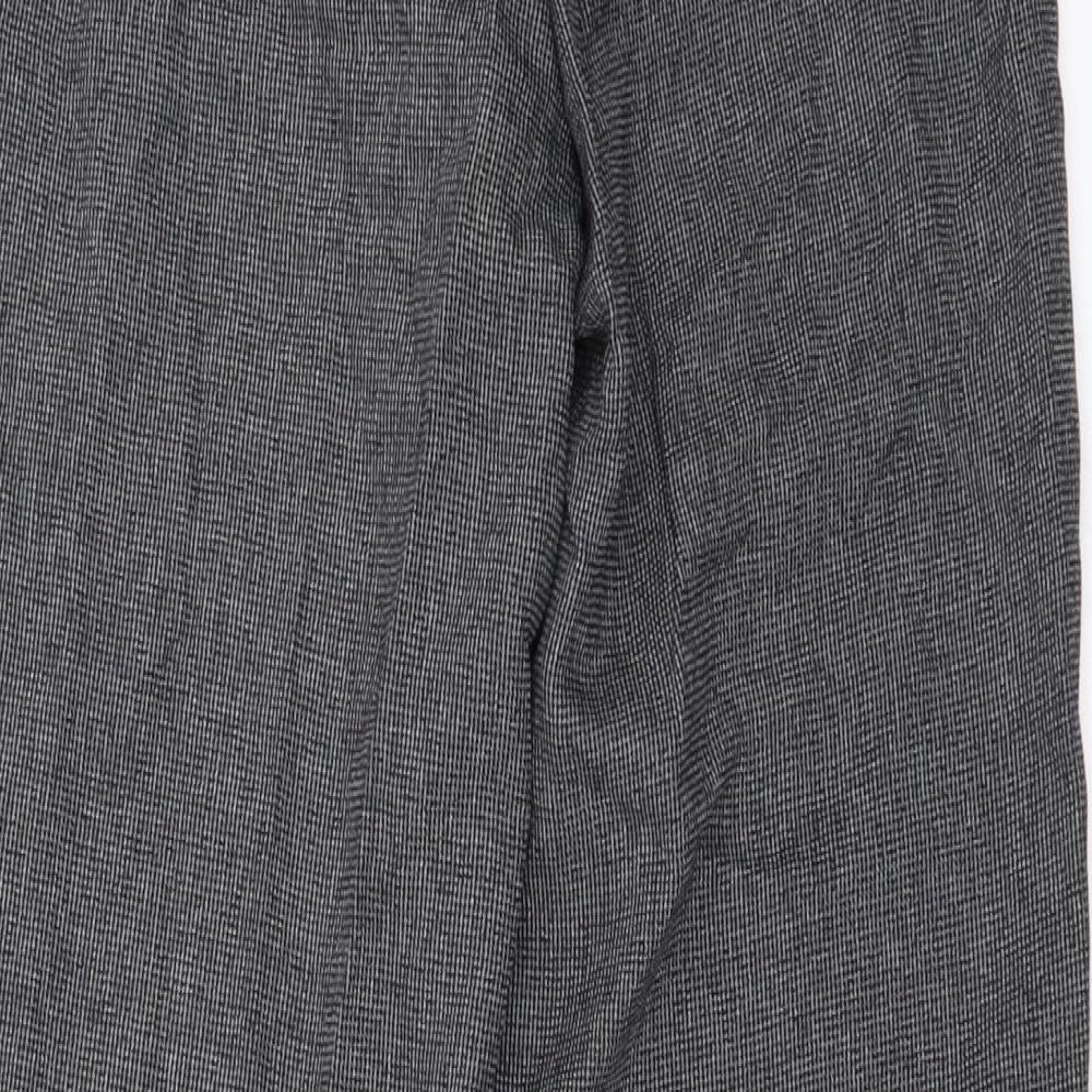 Womens UK Size 10 Marks and Spencer Regular Fit  Grey Trousers