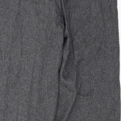 Womens UK Size 10 Marks and Spencer Regular Fit  Grey Trousers