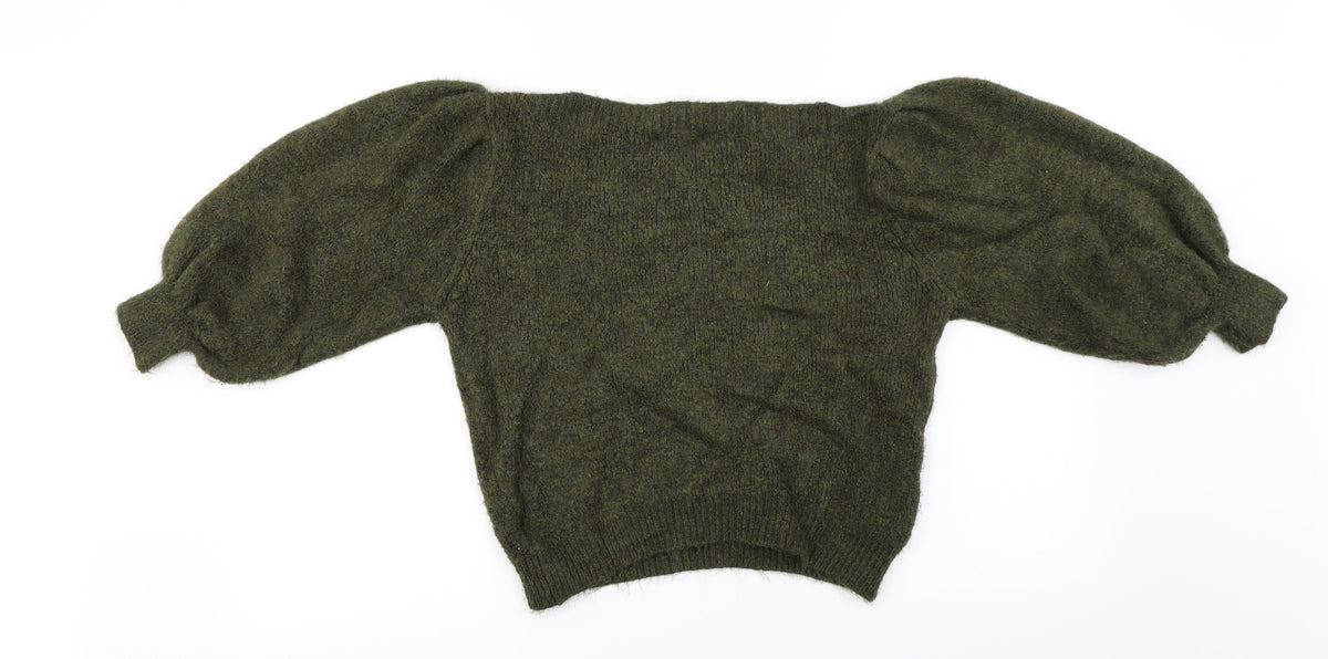 Primark Womens Green   Pullover Jumper Size S
