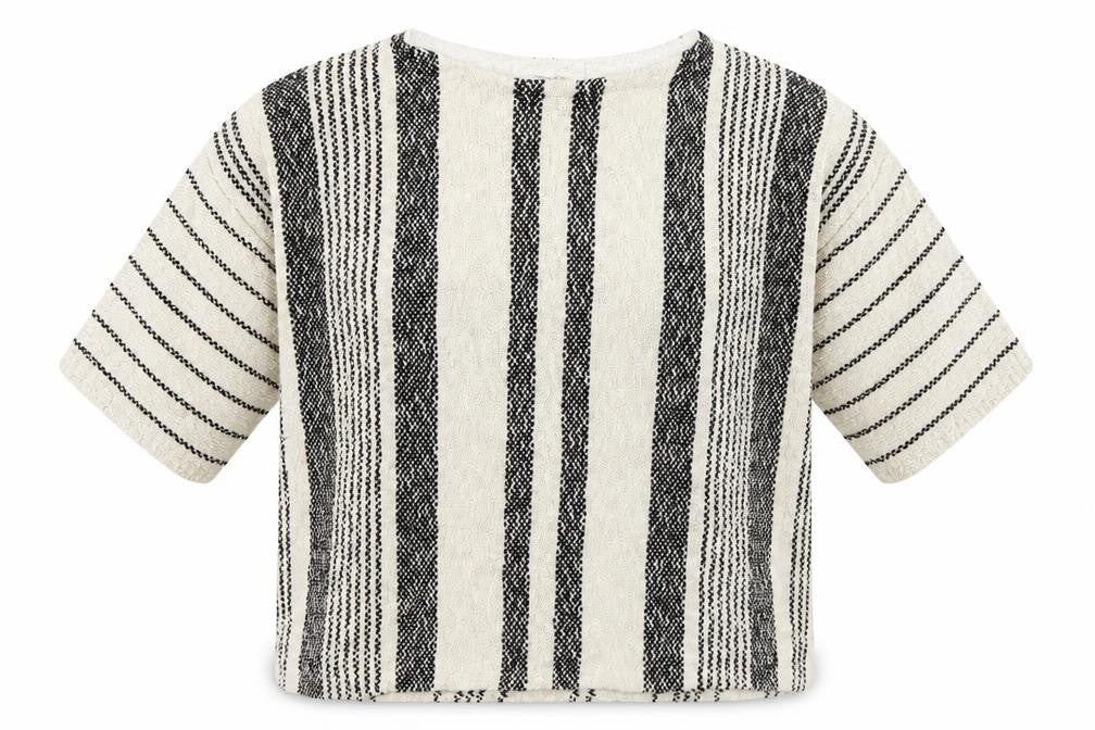 Papaya Womens Beige Striped  Pullover Jumper Size M
