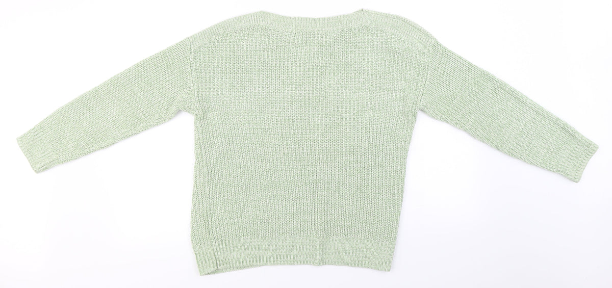 George  Womens Green   Pullover Jumper Size L