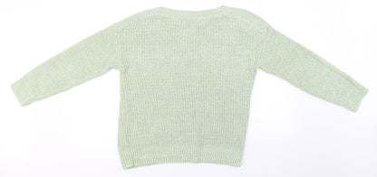 George  Womens Green   Pullover Jumper Size L