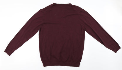 NEXT Mens Red   Pullover Jumper Size L