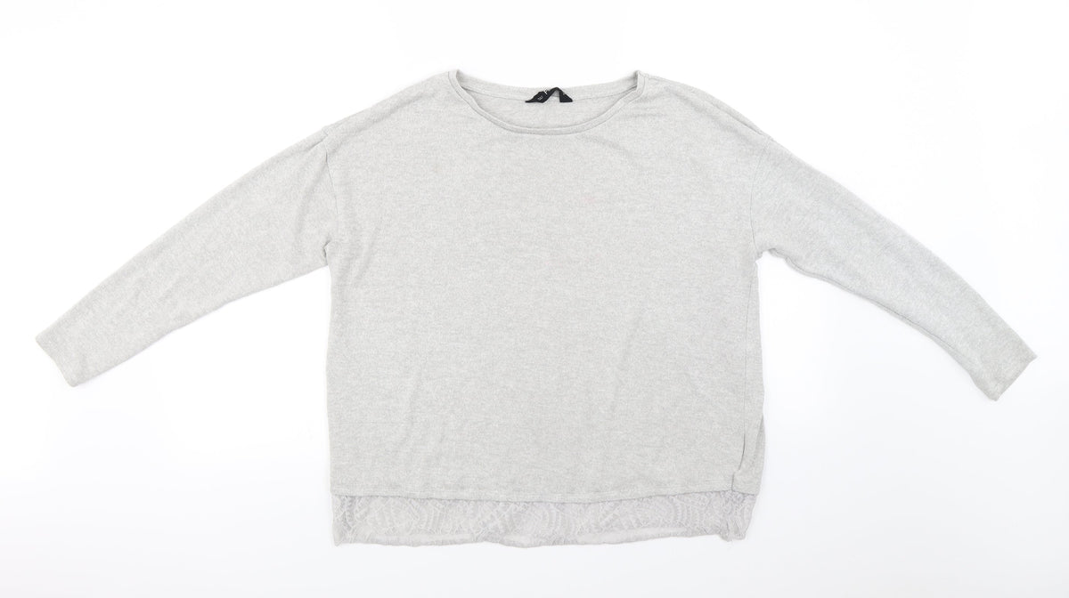 F&F Womens Grey   Pullover Jumper Size 14