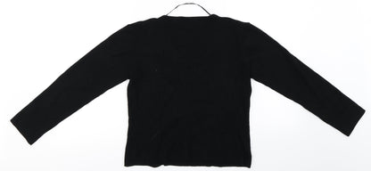Klass  Womens Black   Pullover Jumper Size M