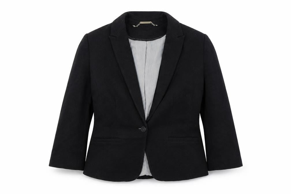 Womens UK Size 14 Autograph Regular Black Blazer