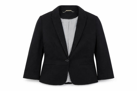 Womens UK Size 14 Autograph Regular Black Blazer