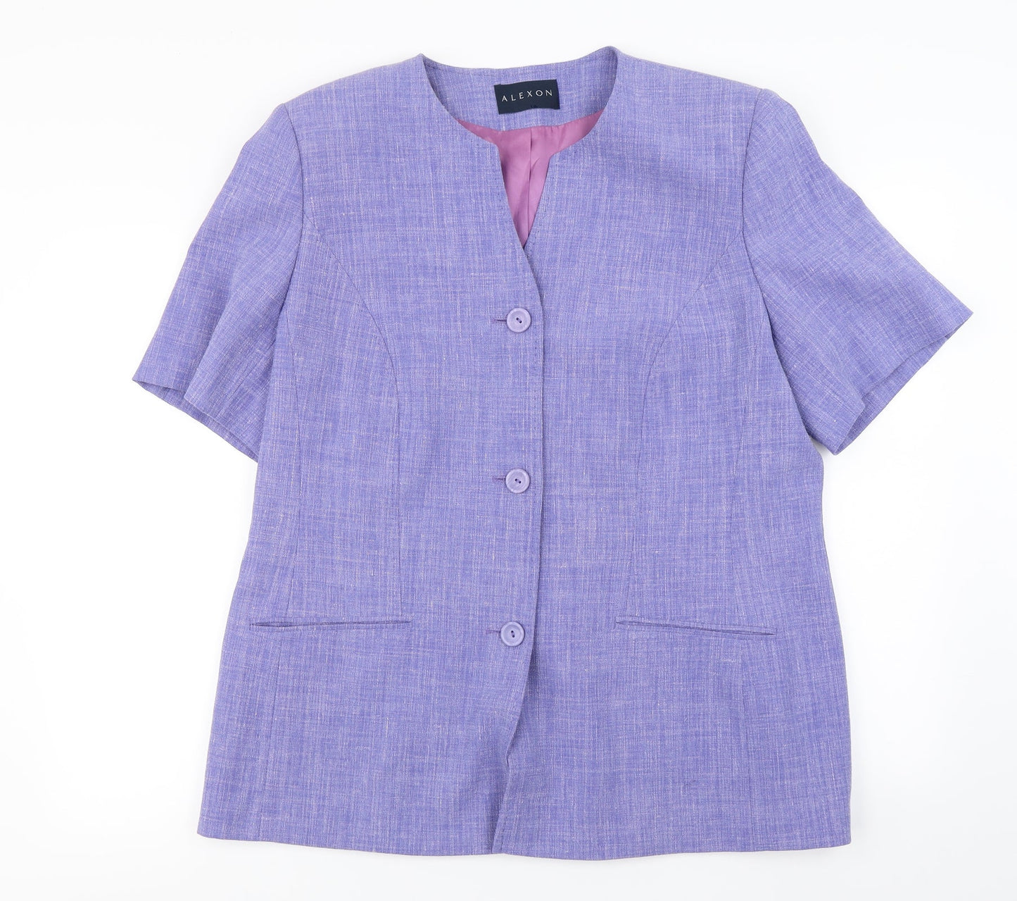 Womens UK Size 18 Alexon Regular Purple Blazer