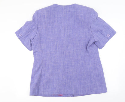 Womens UK Size 18 Alexon Regular Purple Blazer