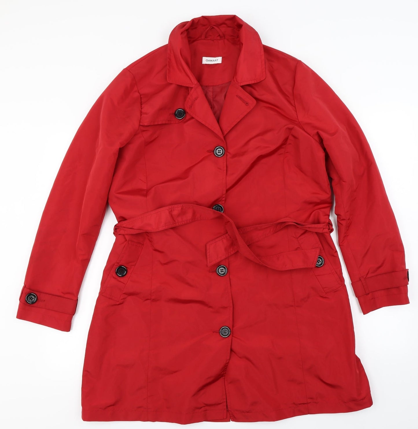 Damart  Womens Red   Jacket Coat Size 14