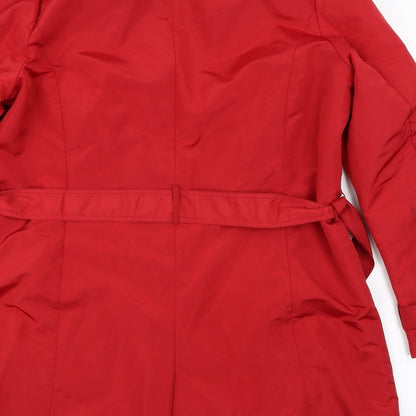 Damart  Womens Red   Jacket Coat Size 14
