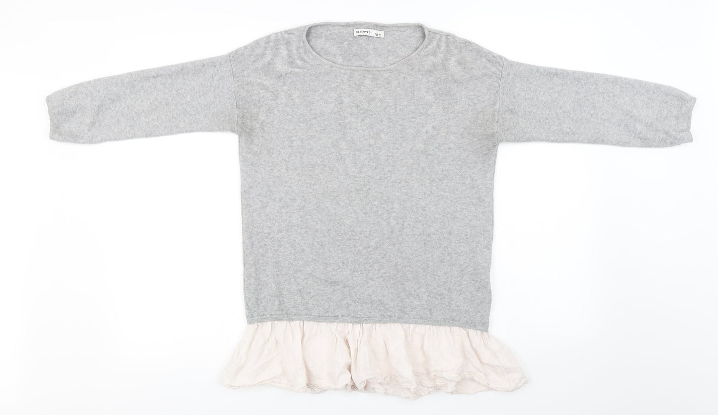 RESERVED  Womens Grey   Pullover Jumper Size 8
