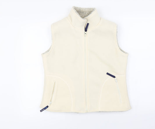 active  Womens Ivory   Gilet Coat Size L