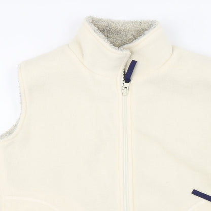 active  Womens Ivory   Gilet Coat Size L