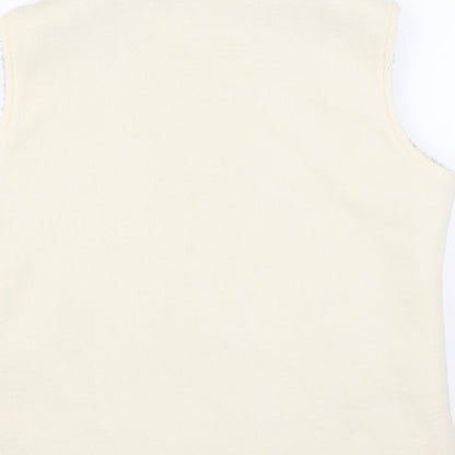 active  Womens Ivory   Gilet Coat Size L