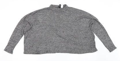 H&M Womens Grey   Pullover Jumper Size L
