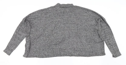 H&M Womens Grey   Pullover Jumper Size L