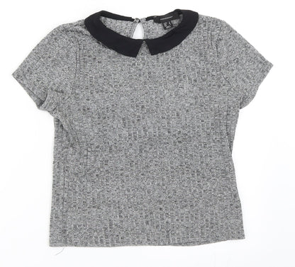 Primark Womens Grey   Basic T-Shirt Size 8