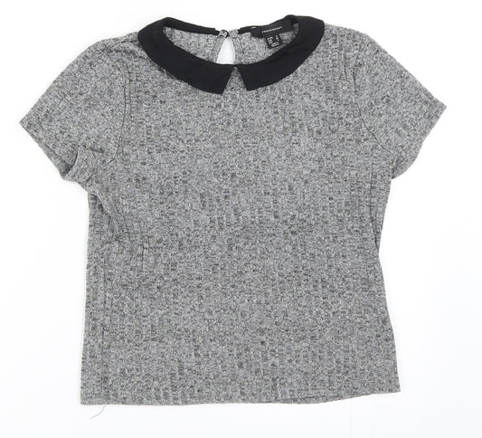 Primark Womens Grey   Basic T-Shirt Size 8