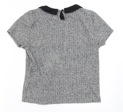 Primark Womens Grey   Basic T-Shirt Size 8
