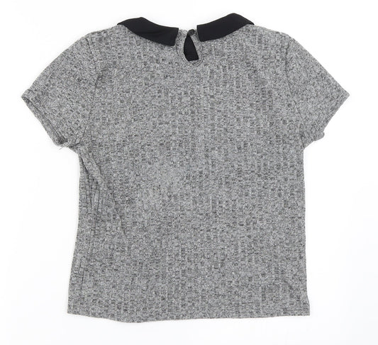 Primark Womens Grey   Basic T-Shirt Size 8